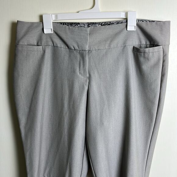 Simply styled by sears dress pants light gray 16 average plus size - Picture 6 of 6